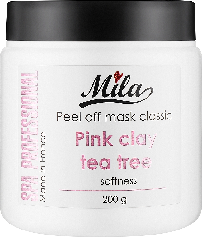 Маска альгинатная классическая порошковая "Чайное дерево, розовая глина" - Mila Peel Off Mask Classic Softness Tea Tree Oil-Pink Clay — фото N3