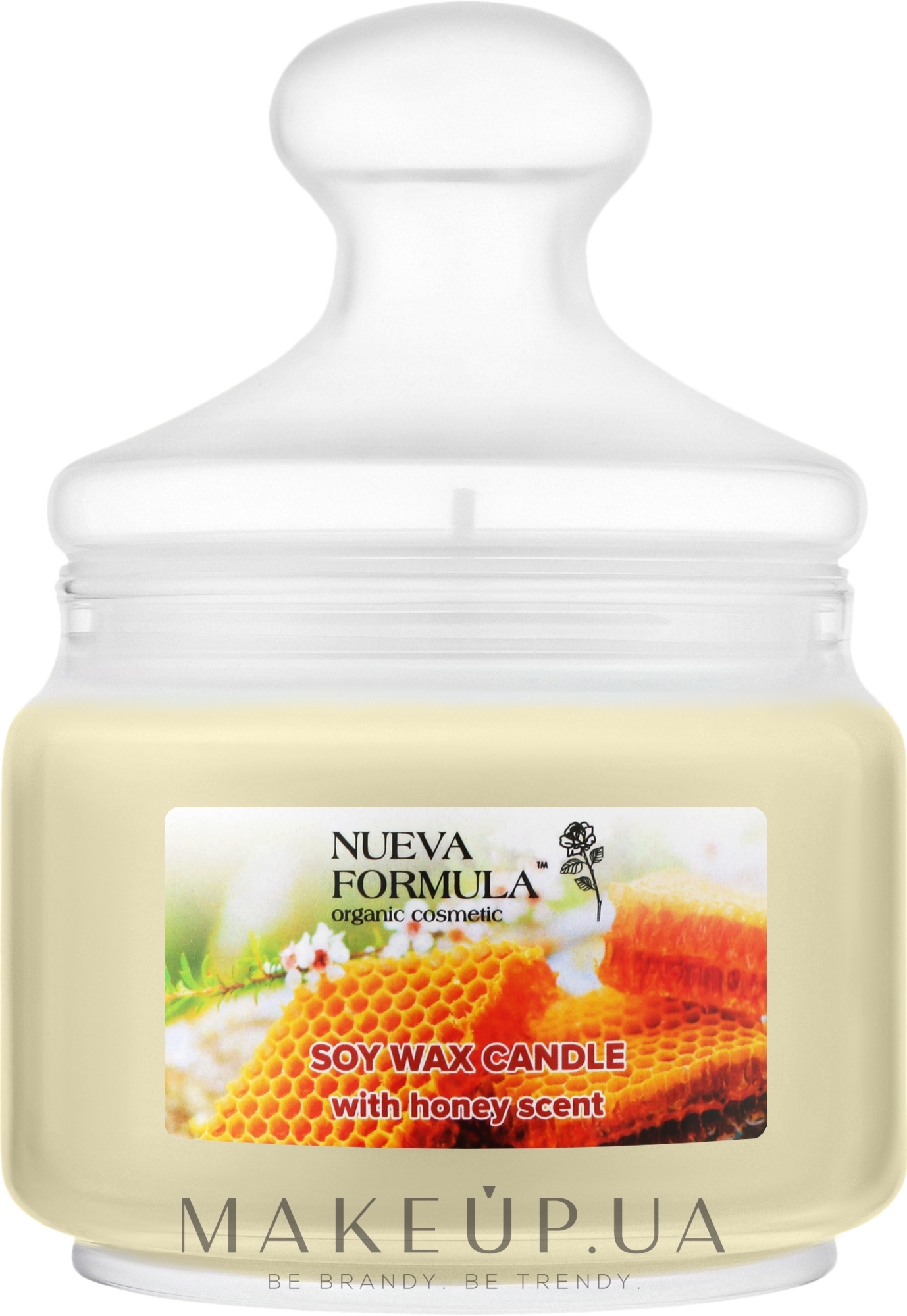 Ароматическая свеча "Мед" в банке - Nueva Formula Soy Wax Candle — фото 450g