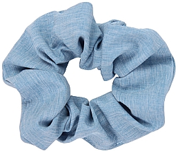 Резинка для волосся тканинна, FA-5869, блакитна - Donegal — фото N1