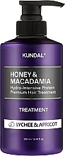 Кондиционер для волос "Leechy & Apricot" - Kundal Honey & Macadamia Treatment — фото N1