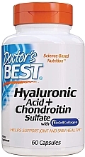 Гиалуроновая кислота с Хондроитин сульфатом и коллагеном - Doctor's Best Hyaluronic Acid with Chondroitin Sulfate Capsules — фото N6