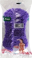 Губка банна фігурна "Афродіта, фіолетова - Fino — фото N2