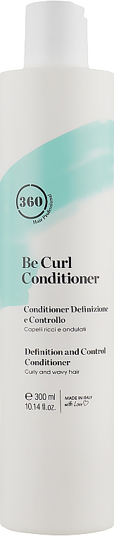 Дисциплінувальний кондиціонер для кучерявого й хвилястого волосся - 360 Be Curl Conditioner — фото N1