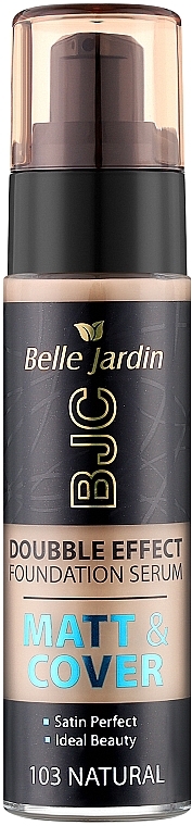 Тональний крем - Belle Jardin Matt & Cover Doubble Effect Foundation Serum — фото N1