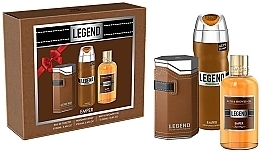 Духи, Парфюмерия, косметика УЦЕНКА Emper Legend - Набор (edt/100ml + deo/200ml + sh/gel/250ml) *