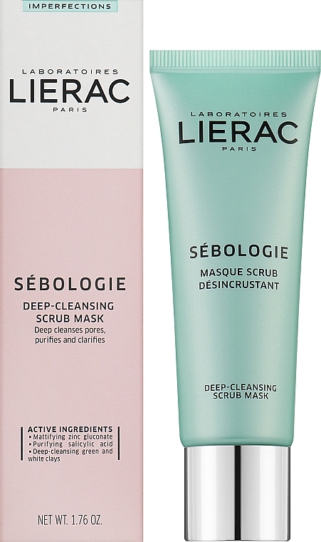 Маска-скраб для обличчя - Lierac Sebologie Deep Cleansing Scrub Mask — фото N2