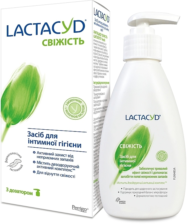 УЦІНКА Засіб для інтимної гігієни "Свіжість" - Lactacyd Body Care With Box * — фото N1