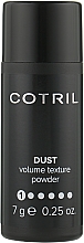 Парфумерія, косметика Пудра для об'єму волосся - Cotril Dust Volume Texture Powder