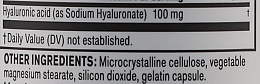 Гиалуроновая кислота "Природный увлажнитель", 100 mg, 60 капсул - NeoCell Hyaluronic Acid — фото N3