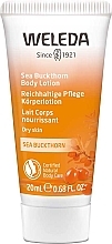 Духи, Парфюмерия, косметика Лосьон с экстрактом облепихи для тела - Weleda Sea Buckthorn Dry Skin Body Lotion (мини)