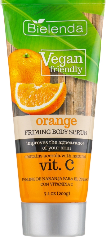 Скраб для тіла "Апельсин" - Bielenda Vegan Friendly Body Scrub Orange — фото N1