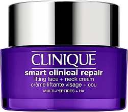 Ліфтинг-крем для обличчя та шиї - Clinique Smart Clinical Repair Lifting Face + Neck Cream — фото N1