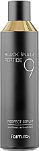 Сироватка для обличчя з екстрактом чорного равлика й пептидами - Farmstay Black Snail & Peptide 9 Perfect Serum — фото N2