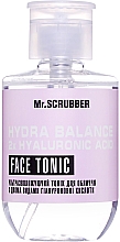 Ультраувлажняющий тоник для лица с двумя видами гиалуроновой кислоты - Mr.Scrubber Face ID. Hydra Balance 2x Hyaluronic Acid Face Tonic — фото N1