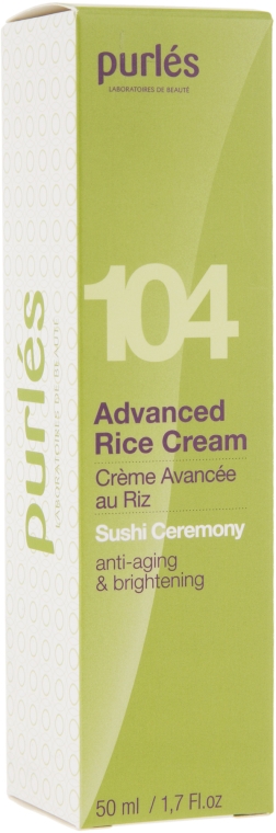Рисовый крем для лица - Purles 104 Advanced Rice Cream — фото N3