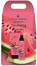 Парфумерія, косметика Набір "Кавуновий сорбет" - Primo Bagno Watermelon Sorbet Gift Set (b/lot/150ml + h/b/mist/150ml)