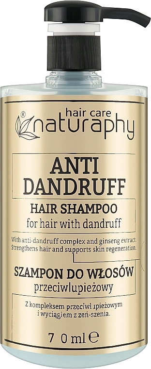 Шампунь для волос с экстрактом женьшеня против перхоти - Naturaphy Anti Dandruff Hair Shampoo — фото N1