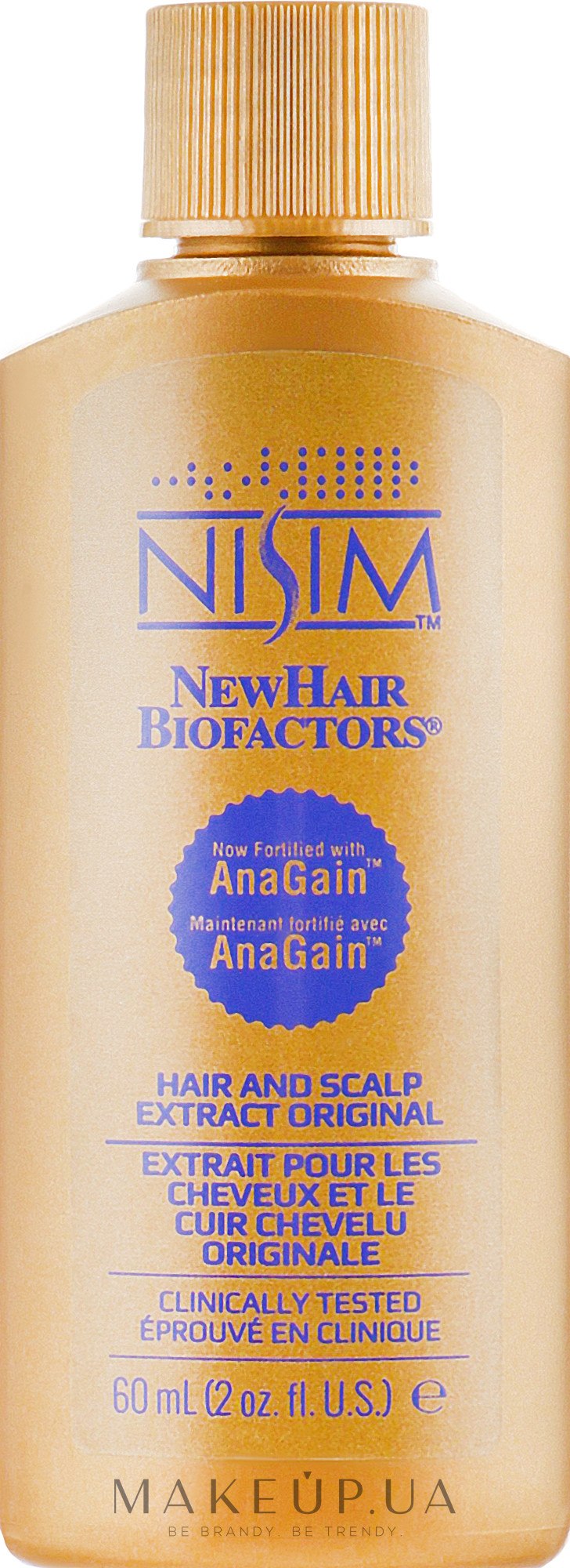 Екстракт-лосьйон для волосся і шкіри голови - Nisim NewHair Biofactors Hair Scalp Extract Original AnaGain — фото 60ml