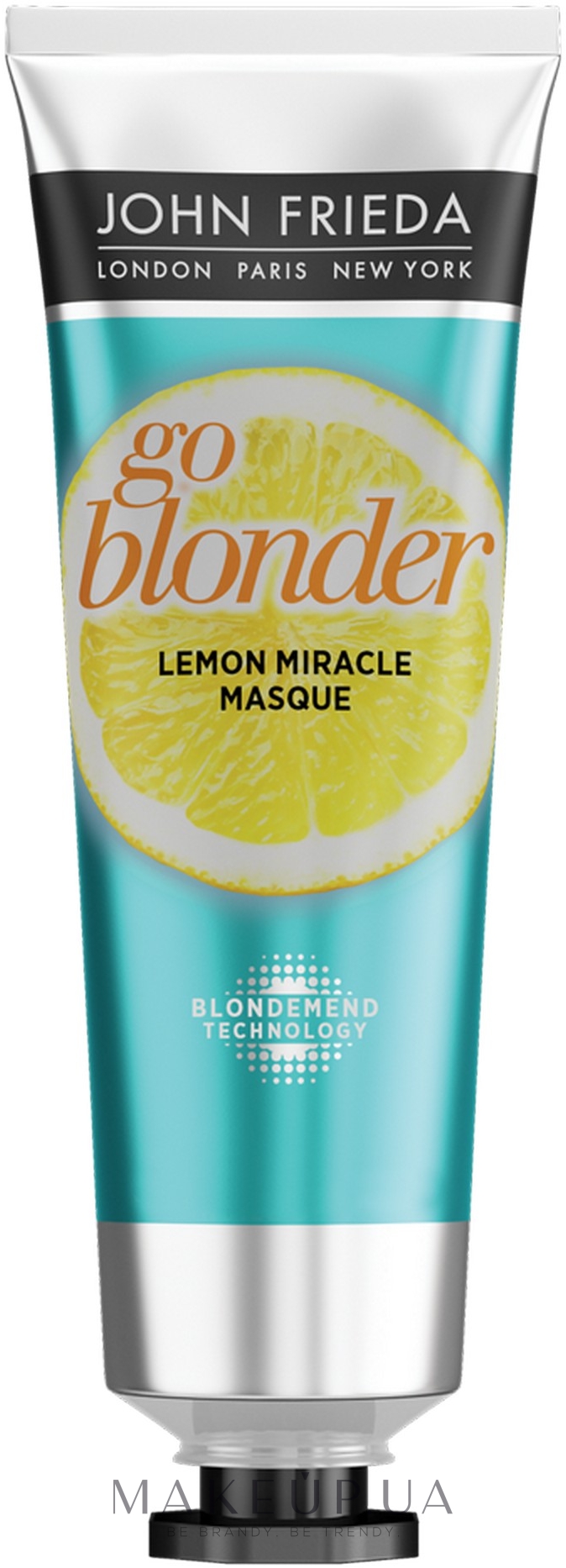 Укрепляющая маска для ослабленных волос - John Frieda Sheer Blonde Go Blonder Lemon Miracle — фото 100ml