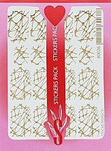 Парфумерія, косметика Дизайнерські наклейки для нігтів "Foil 0026" - StickersSpace 