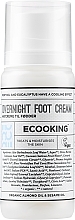 Парфумерія, косметика Нічний крем для ніг - Ecooking Overnight Foot Cream
