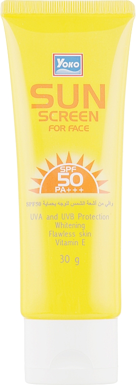 Солнцезащитный крем для лица - Yoko Sunscreen For Face SPF 50 PA +++ — фото N2