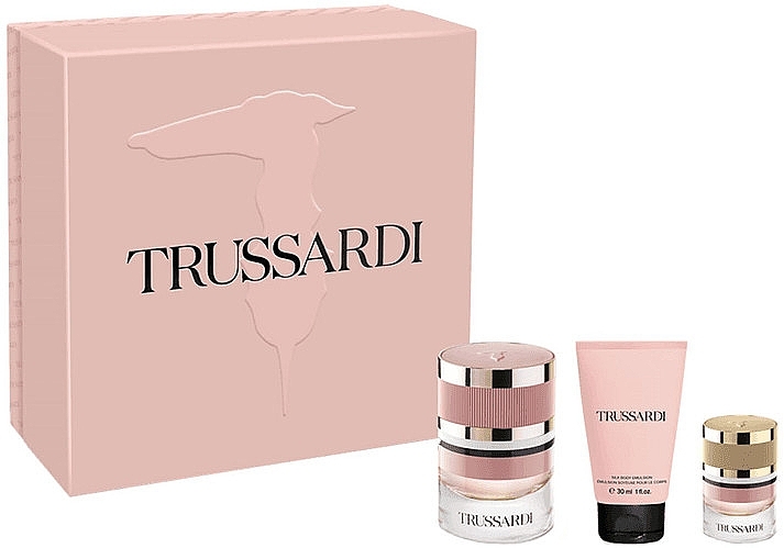 Trussardi Eau - Набор (edp/30ml + b/emuls/30ml + edp/mini/7ml) — фото N1