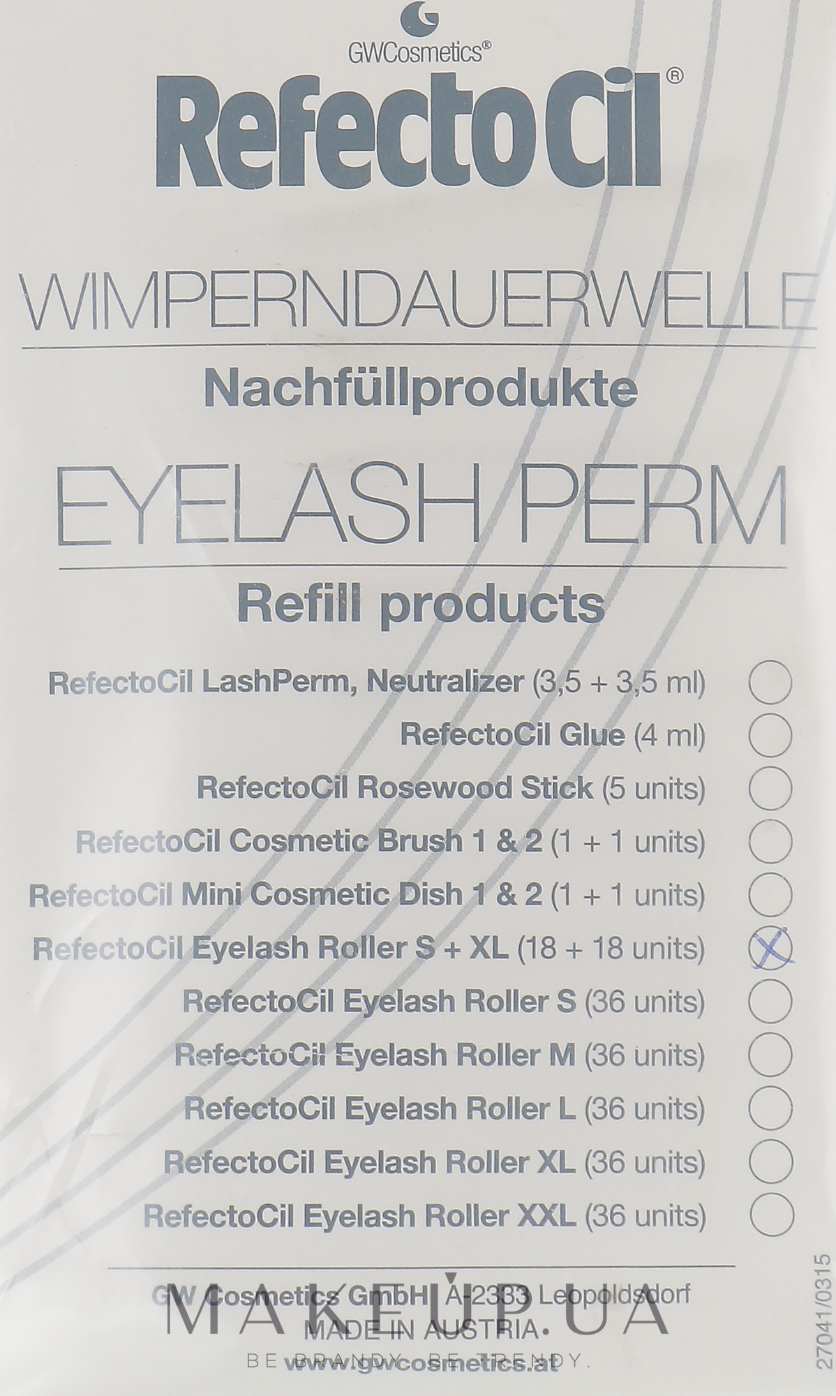 Ролики для завивки (S/XL) - RefectoCil Eyelash Perm — фото 36шт