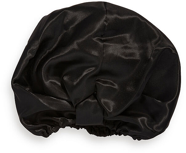 Сатинова пов'язка для волосся  - Revolution Haircare Satin Hair Wrap Black — фото N1