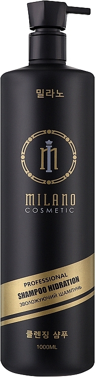 Шампунь для волос увлажняющий - Milano Cosmetic Professional Shampoo Hidration — фото N1