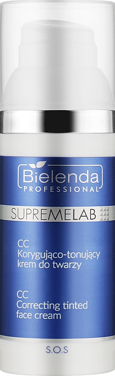 Корректирующий тональный СС-крем для лица - Bielenda Professional Supremelab Sos