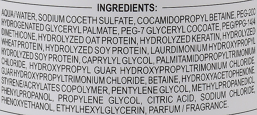 Відновлювальний шампунь для волосся з кератином і протеїнами - Oyster Cosmetics Cutinol Plus Rebirth Reconstruction Shampoo — фото N3