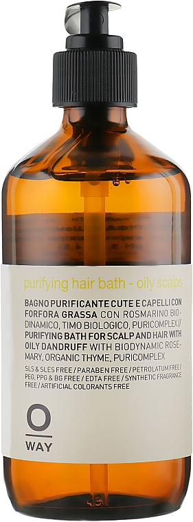 Шампунь от перхоти для жирной кожи головы - Oway Purifying Hair Bath Oily Scalps