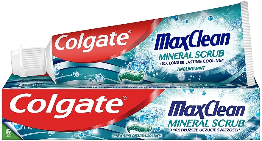 Зубна паста "Мінеральний скраб" Дбайливе очищення - Colgate Max Clean — фото N2