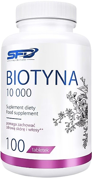Пищевая добавка «Биотин» - SFD Nutrition Biotyna 10000 — фото N1