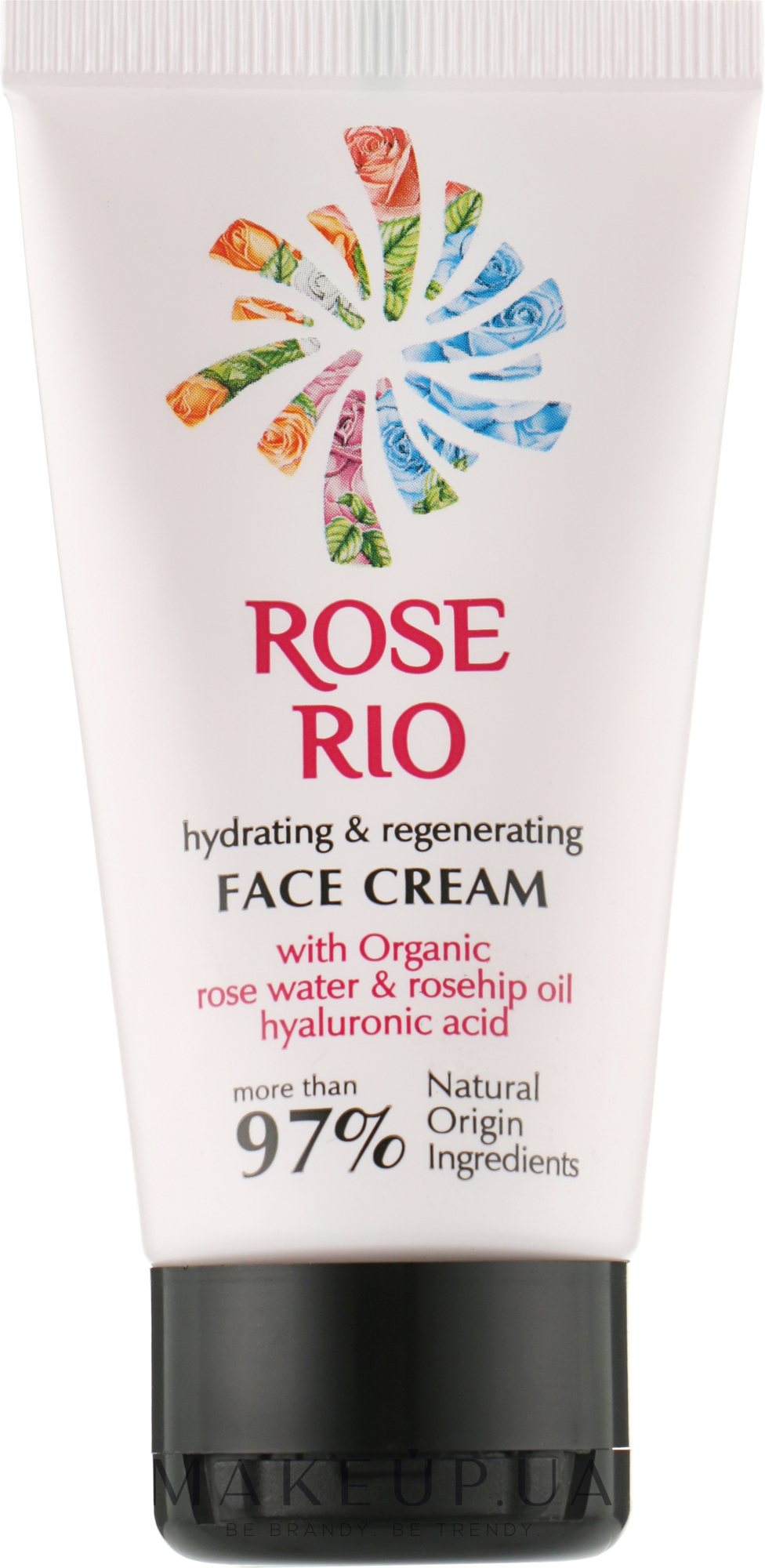 Увлажняющий и восстанавливающий крем для лица - Rose Rio — фото 50ml