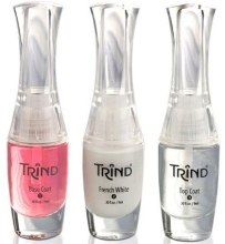 Парфумерія, косметика Набір для французького манікюру - Trind French Manicure Set PINK (base/9ml + nail/9ml + car/9ml + stickers/120)