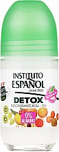 Кульковий дезодорант для тіла - Instituto Espanol Detox Deodorant Roll-on — фото N1