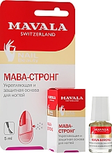 Зміцнювальна та захисна основ для нігтів - Mavala Mava-Strong Base Coat — фото N2