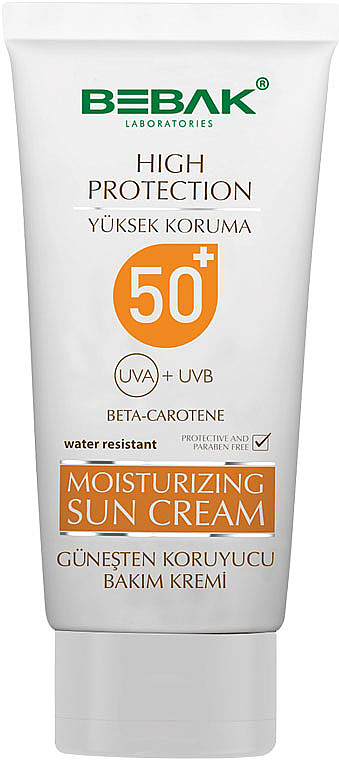 Матирующий солнцезащитный крем - Bebak Laboratories High Protection Moisturizing Sun Cream — фото N1