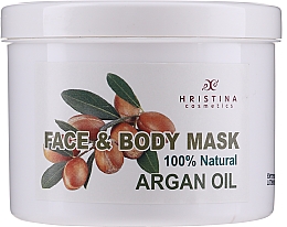 Духи, Парфюмерия, косметика Маска для лица и тела "Аргановое масло" - Hristina Cosmetics Face & Body Mask Argan Oil