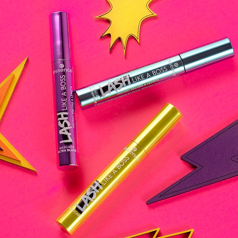 Водостійка туш для вій - Essence Lash Like A Boss Instant Volume & Length Mascara Waterproof — фото N12