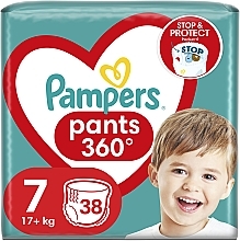 Парфумерія, косметика Підгузки-трусики Pants Розмір 7, 17+ кг, Jumbo Pack 38 шт. - Pampers