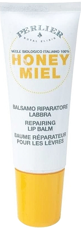 Відновлювальний бальзам для губ - Perlier Honey Miel Honey Repairing Lip Balm — фото N1