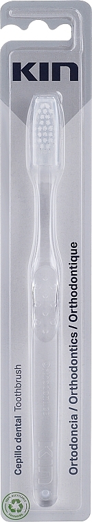 Ортодонтична зубна щітка, прозора - Kin Orthodontics Toothbrush — фото N1
