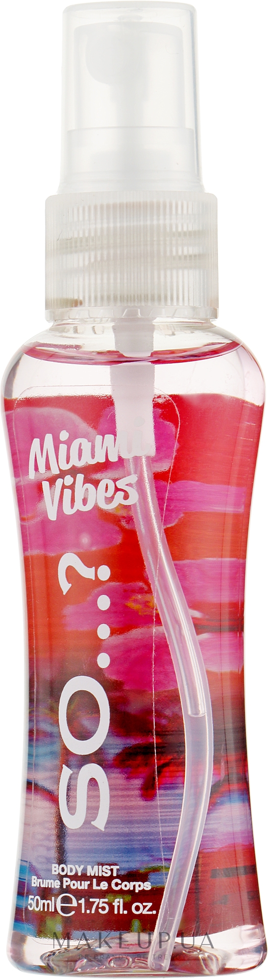 Спрей для тела - So…? Miami Vibes Body Mist — фото 50ml