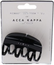 Краб для волосся чорний зі стразами - Acca Kappa — фото N1