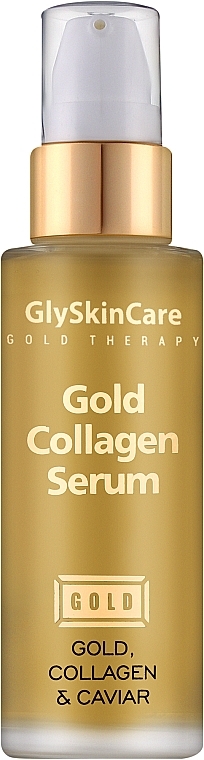 Коллагеновая сыворотка для лица с золотом - GlySkinCare Gold Collagen Serum — фото N1