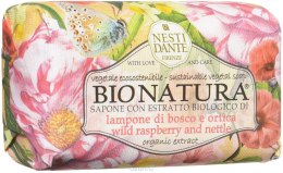 Парфумерія, косметика Мило "Малина і кропива" - Nesti Dante Bionatura Wild Raspberry & Nettle Soap