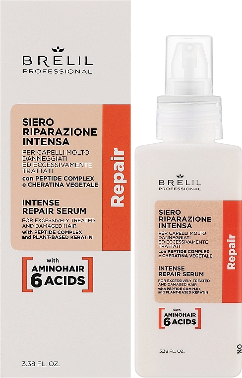 Відновлювальна сироватка для волосся - Brelil Repair Treatment Intense Repair Serum — фото N2